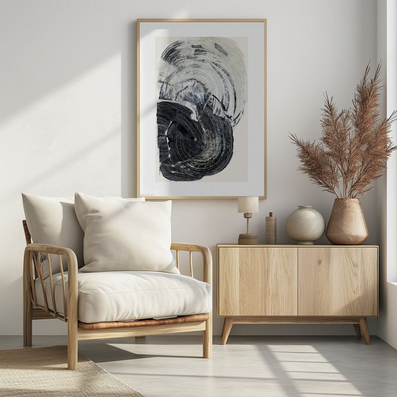 Dynamic Swirls Abstract