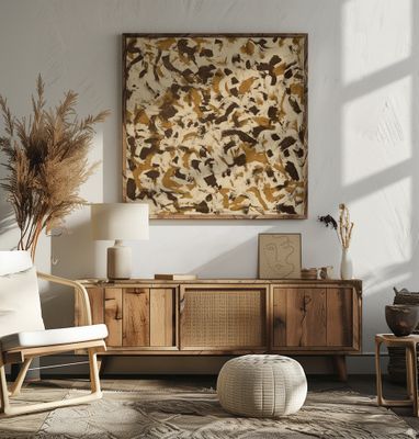 Earthy Abstract Strokes