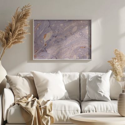 Lavender Gold Swirls