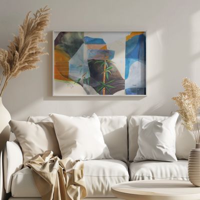 Abstract Bamboo Serenity