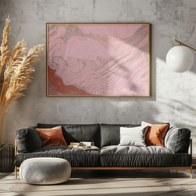 Fluid Pink Abstract