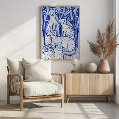 Blue Jungle Cheetahs