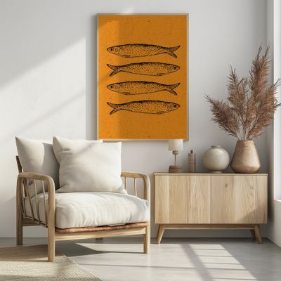 Four Rustic Sardines