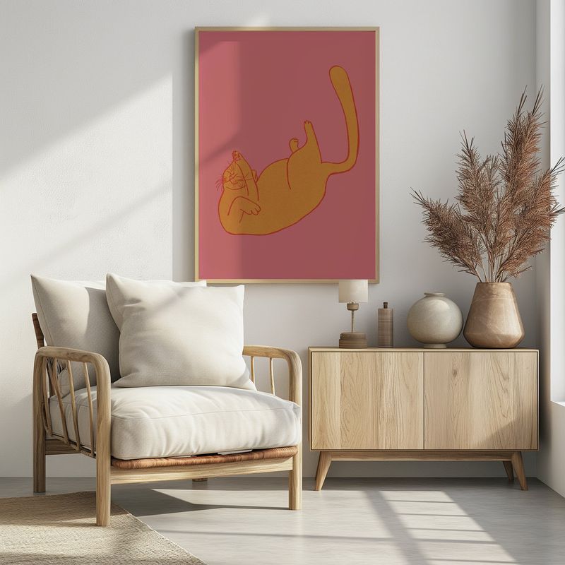 Playful Orange Cat
