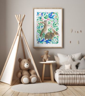 Briar Rose and Bunnies