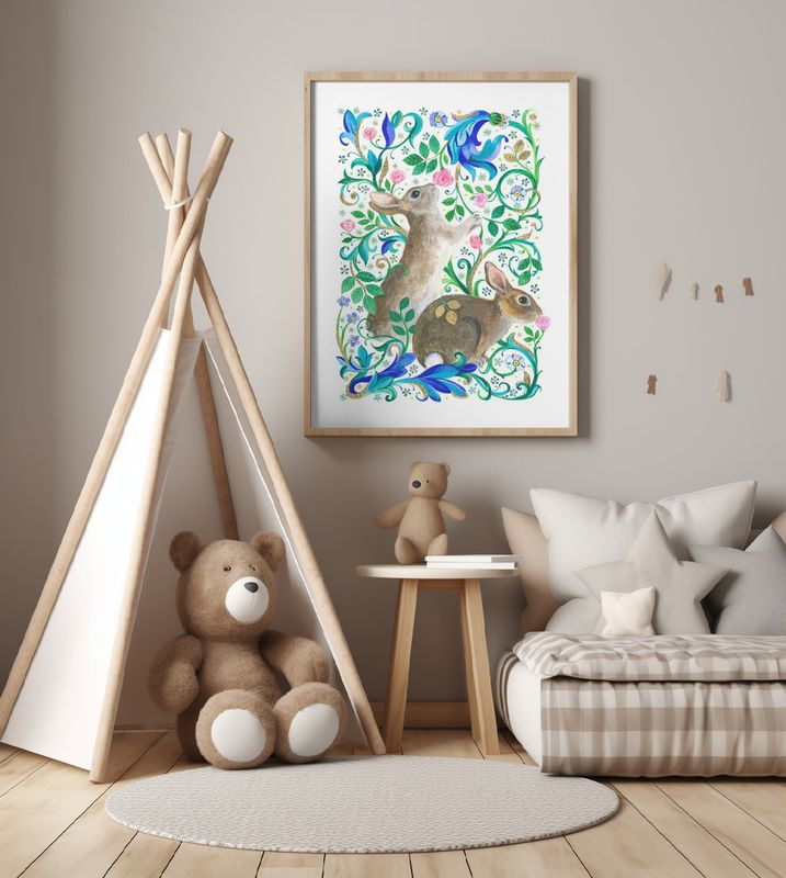 Briar Rose and Bunnies