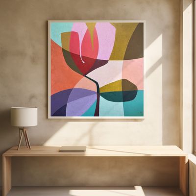 Vibrant Abstract Flower