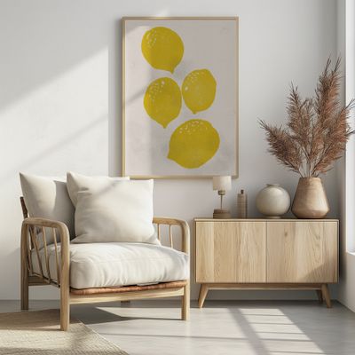Vibrant Yellow Lemons