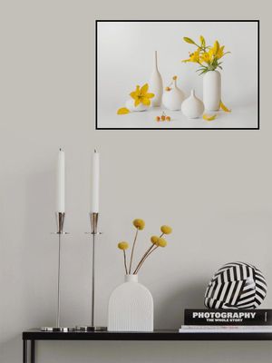 Blooming Lily and Sweet Cherry