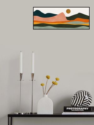 Geometric Shapes And Earthy Tones