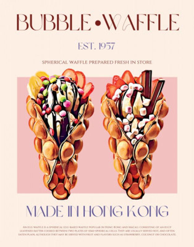 Bubble Waffle Delight