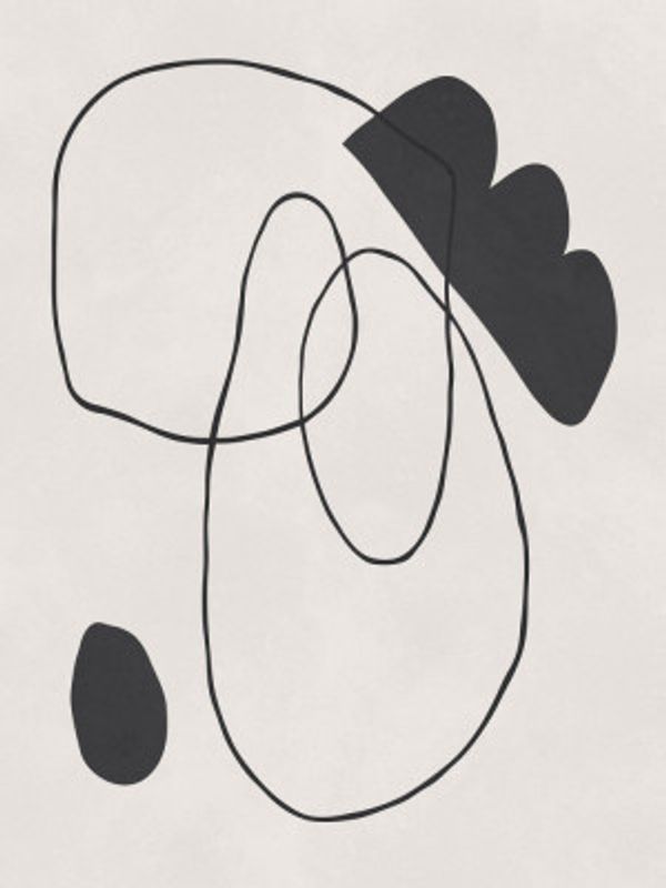 Expressionist forms and lines 1