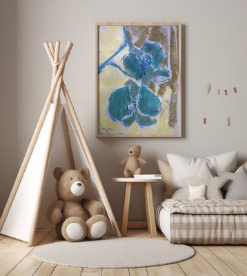 Orchid Sisters Ii   Blue