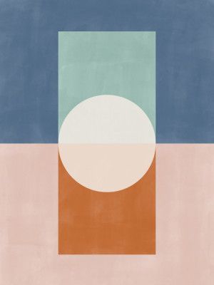 Geometric Shapes And A Muted Color Palette