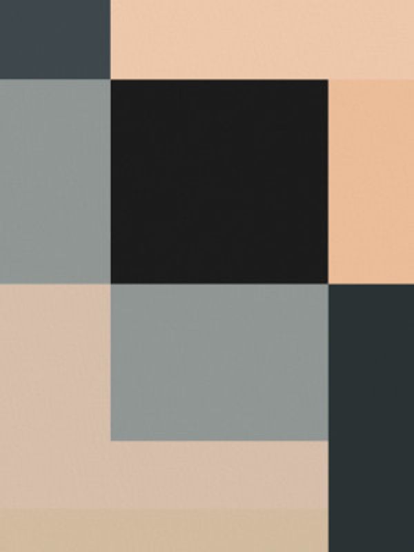 Geometric Composition With Color Blocks