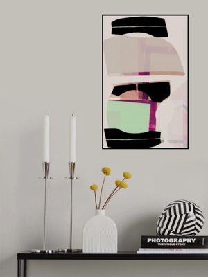 Colored Abstract Black No1