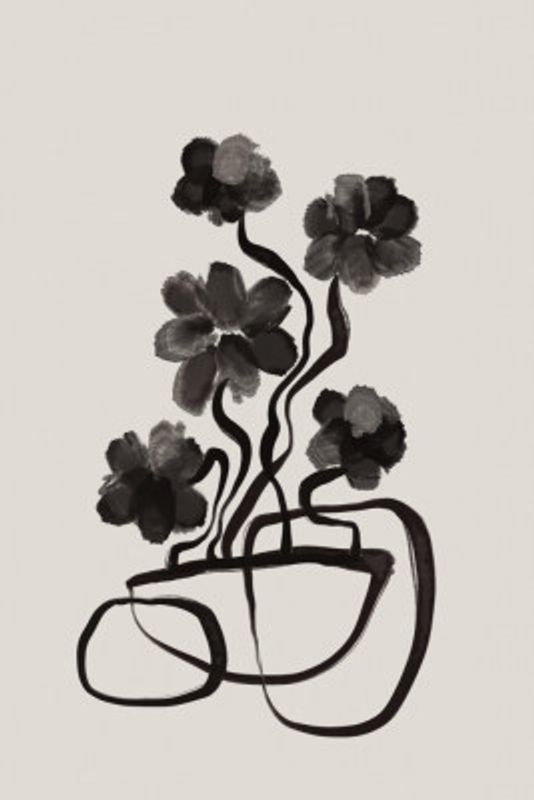 Monochrome Blooms