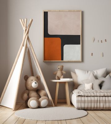 Expressionist abstract shapes 7