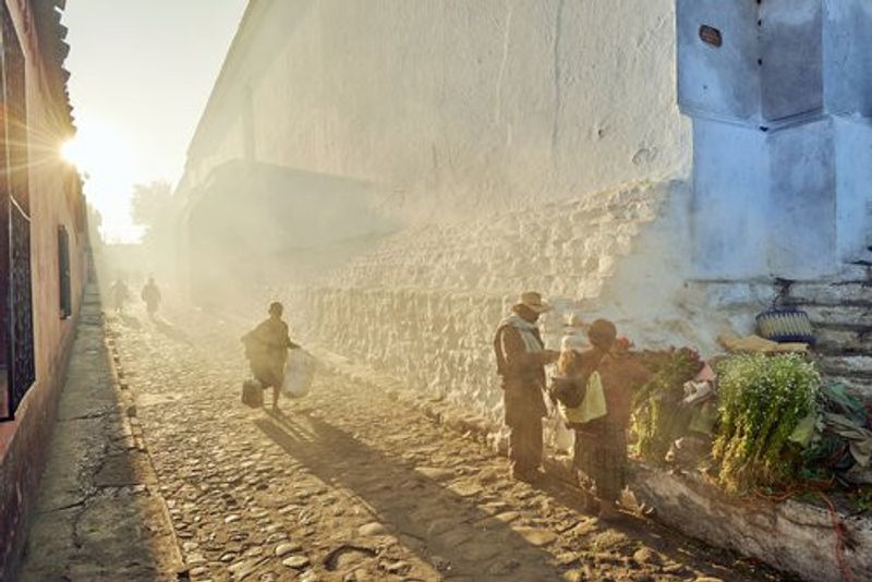 Morning in city Chichicastenango, Guatemala