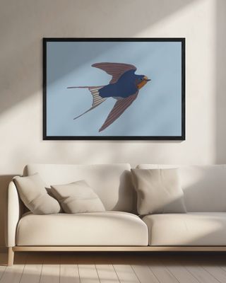 Starling bluebird