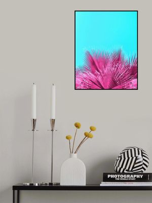 Electric Pink Palm Fronds