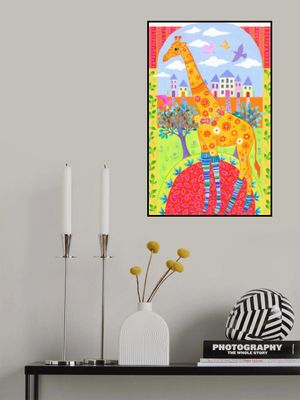 Giraffe In Leg Warmers