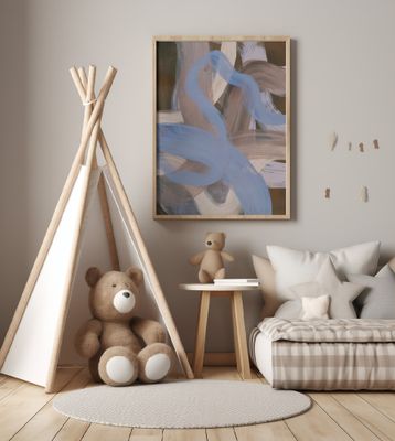 Abstract Brush Strokes 124X