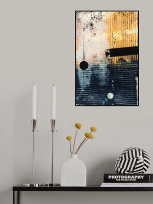 Abstract Artwork With Geometric Composition