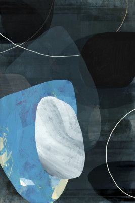 Cobalt Shoreline Abstract 2