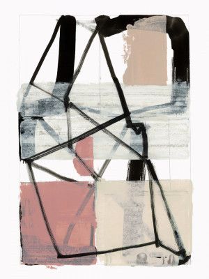 Line Art Patchwork Print No 1