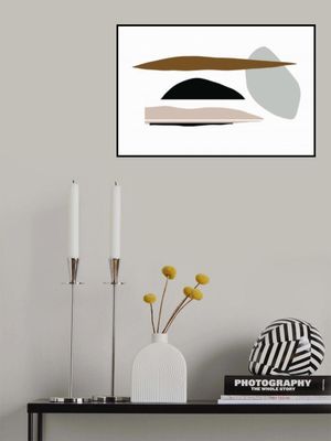 Organic Shapes And Earthy Tones