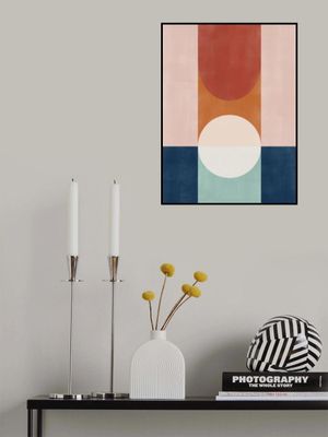 Abstract Design With Geometric Shapes