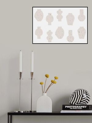 Abstract Vases Beige