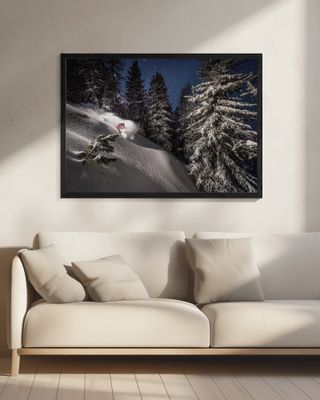 Night Powder turns with Adrien Coirier