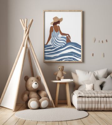 The Girl In the Striped Dress