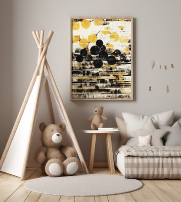 Yellow and Black Circles