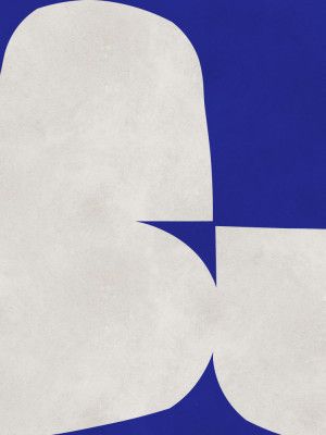 Blue and white art 3