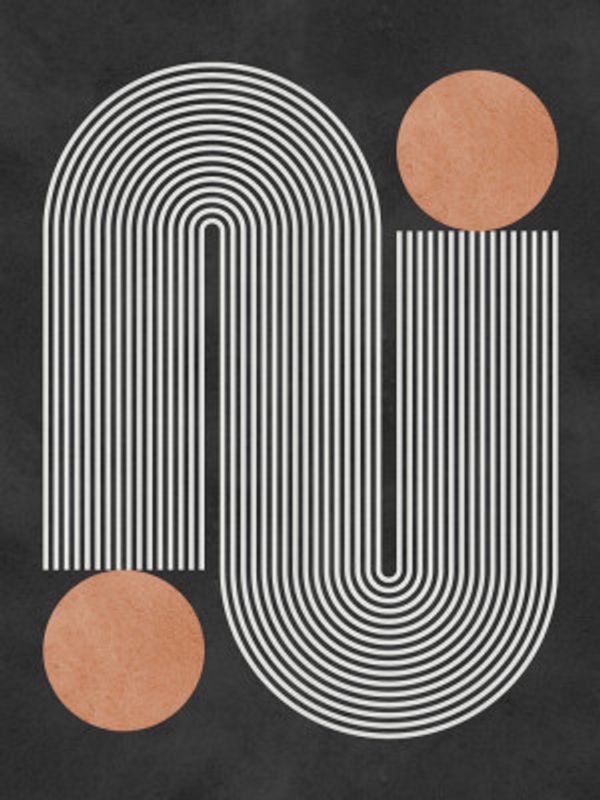 Circles on black background 1