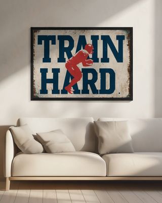 Pictufy American Football Train Hard