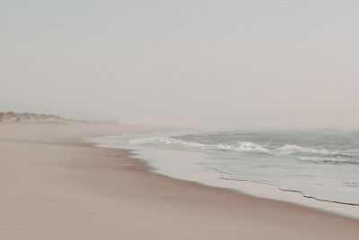 Hazy Morning At the Ocean