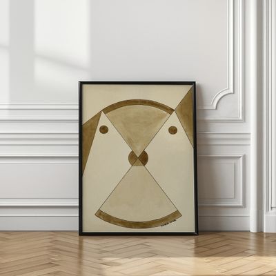 Brown Geometric Balance