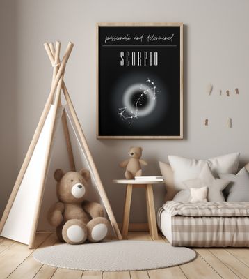Scorpio Zodiac Print Art