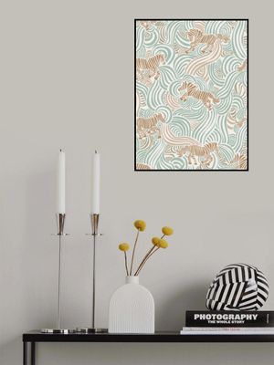 Zebra animal print soft chalky colors pattern