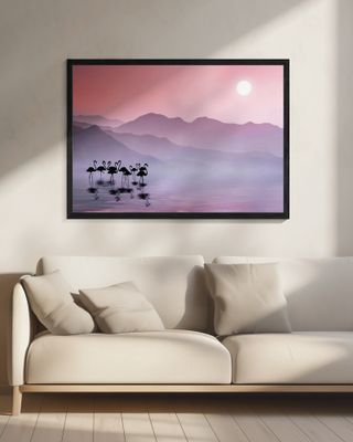 Flamingos Sunset