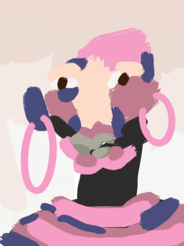 Abstract Pink Elegance