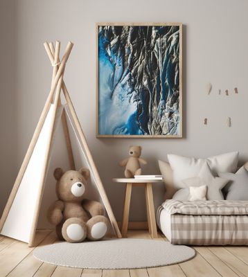 Statement Art - Navy