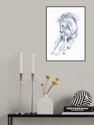 Horse Running Abstract