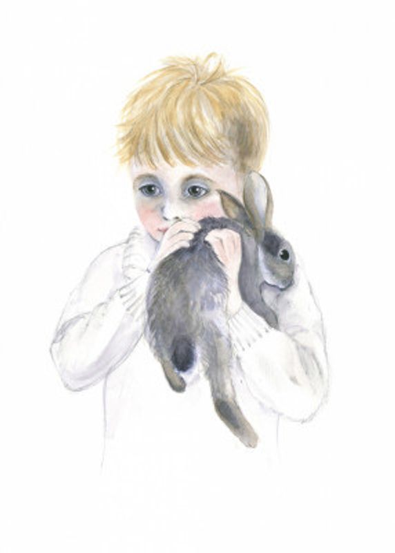 Little Boy and Rabbit