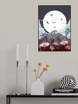 Volcano Swallows Mushrooms