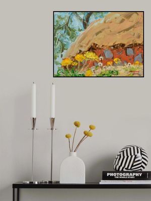 Dandelion Oil On Canvas